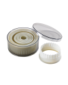 Boite 9 découpoirs polyglass rond cannelés