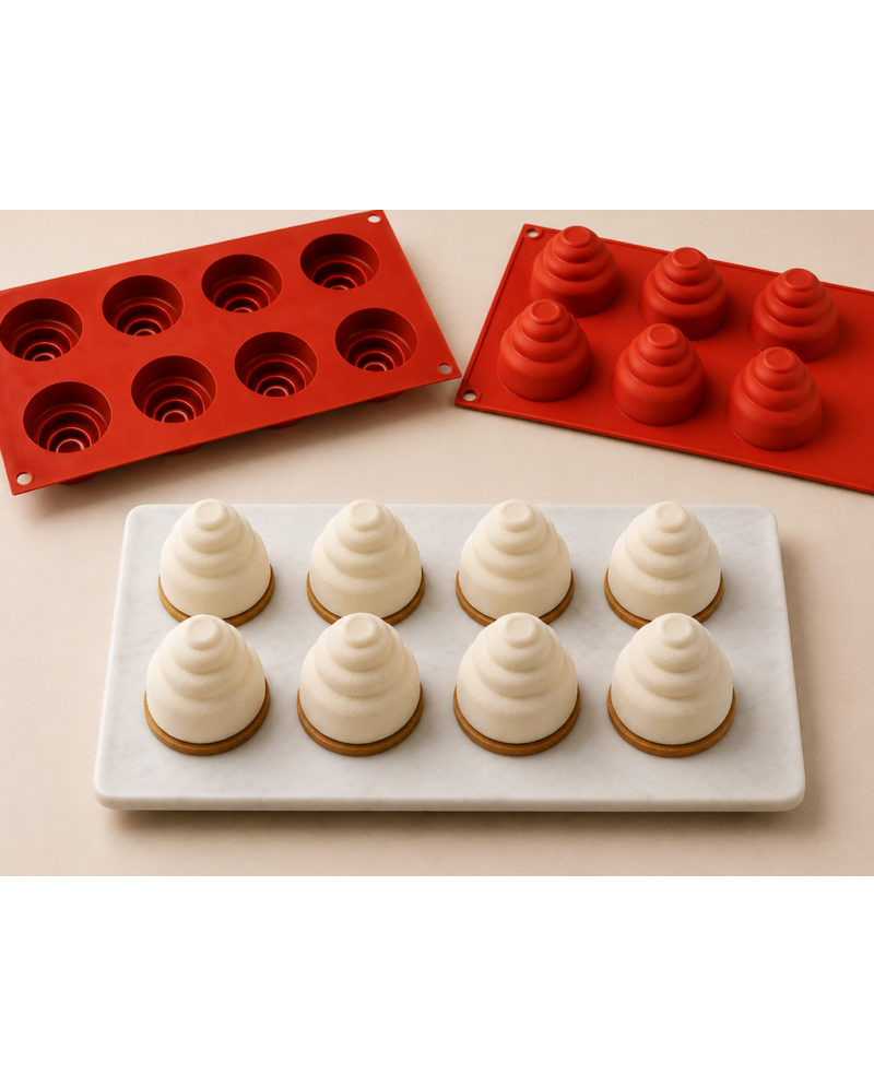 Moule silicone ronds dégradés | Brehmer