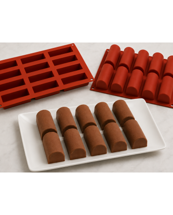 Moule silicone bûchettes | Brehmer