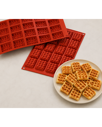 Moule silicone gauffres rectangles | Brehmer