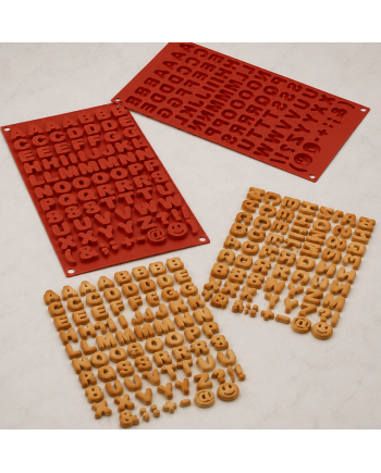 Mouloe silicone lettres et signes | Brehmer