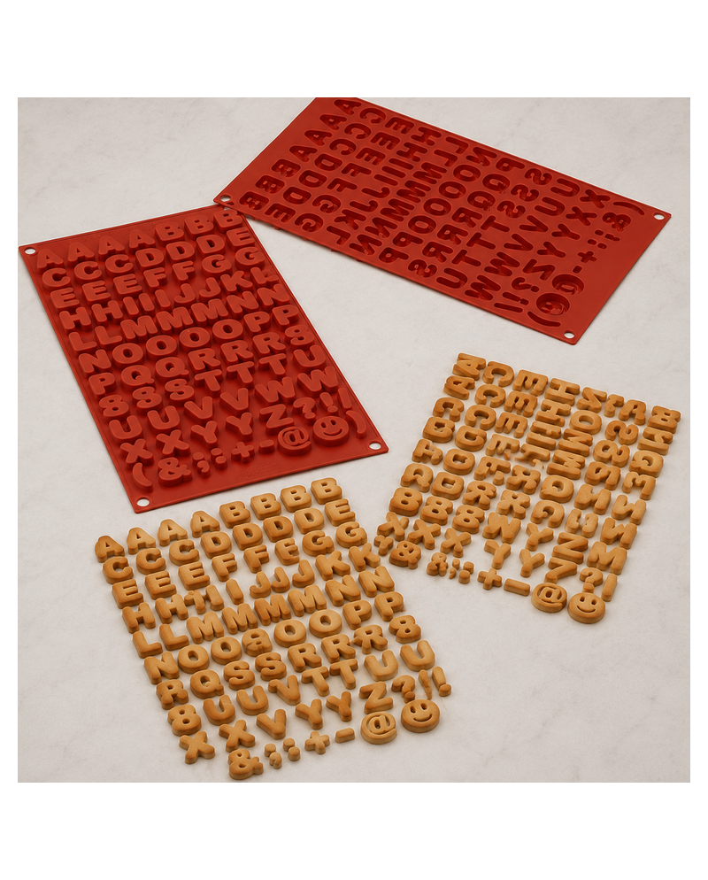 Mouloe silicone lettres et signes | Brehmer