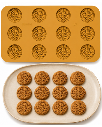 Plaque silicone 12 feuilles de choux | Brehmer
