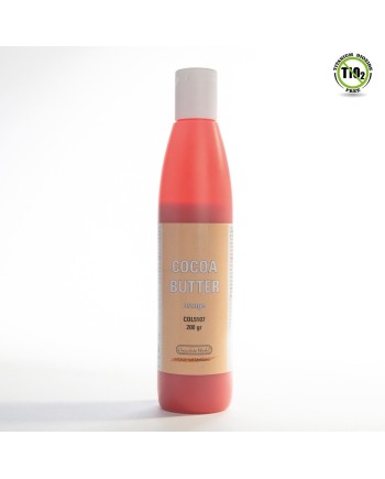 Pot de 200 grs de beurre de cacao coloris orange