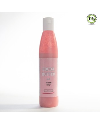 Pot de 200 grs de beurre de cacao coloris rose