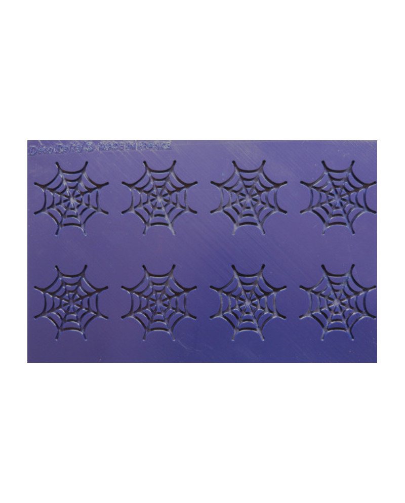 Tapis silicone 8 empreintes toiles d'airaignées