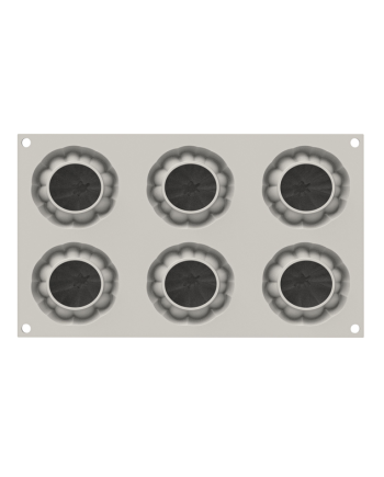 Plaque moule silicone citrouille