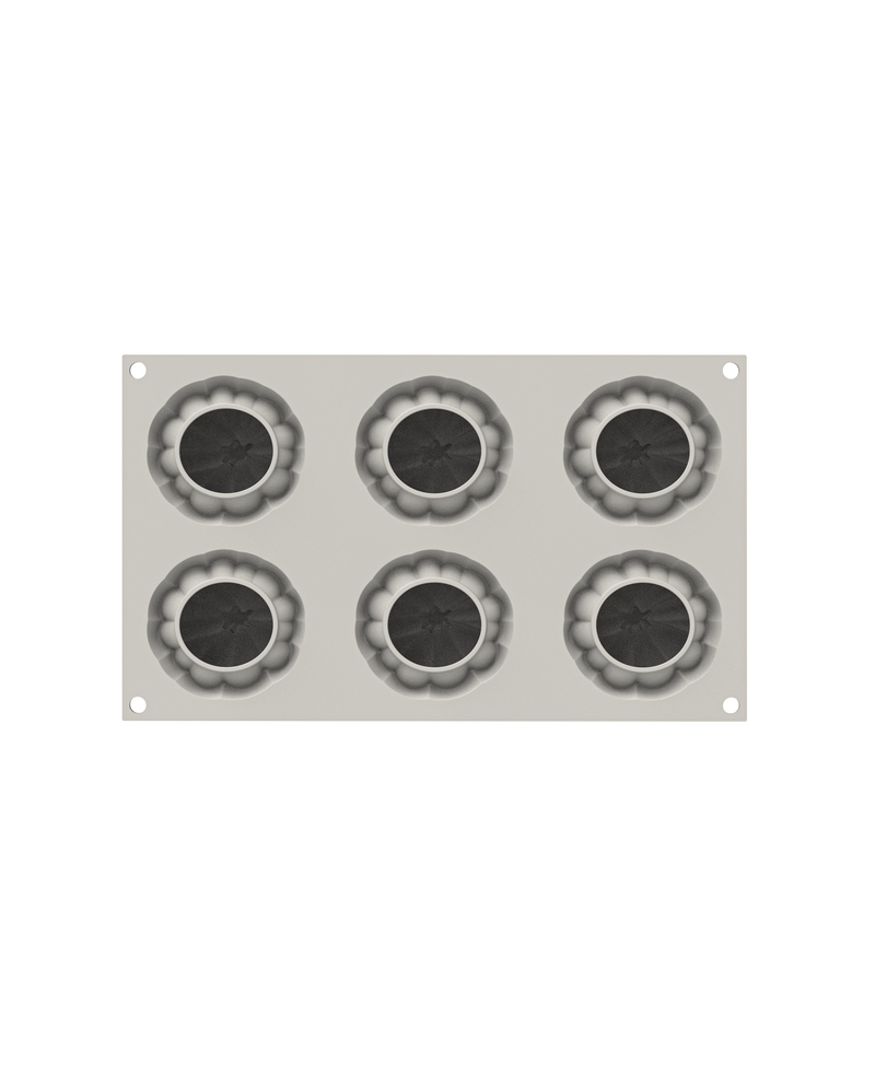 Plaque moule silicone citrouille