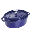 Cocotte ovale fonte bleu intense 330 mm