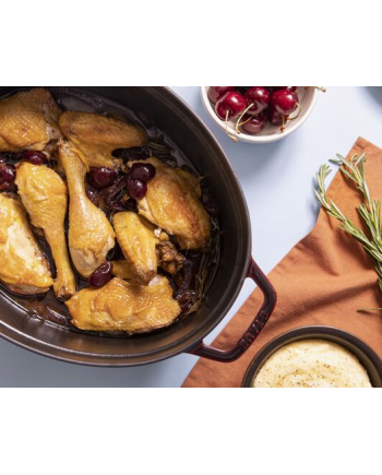 Cocotte ovale fonte grenadine 330 mm