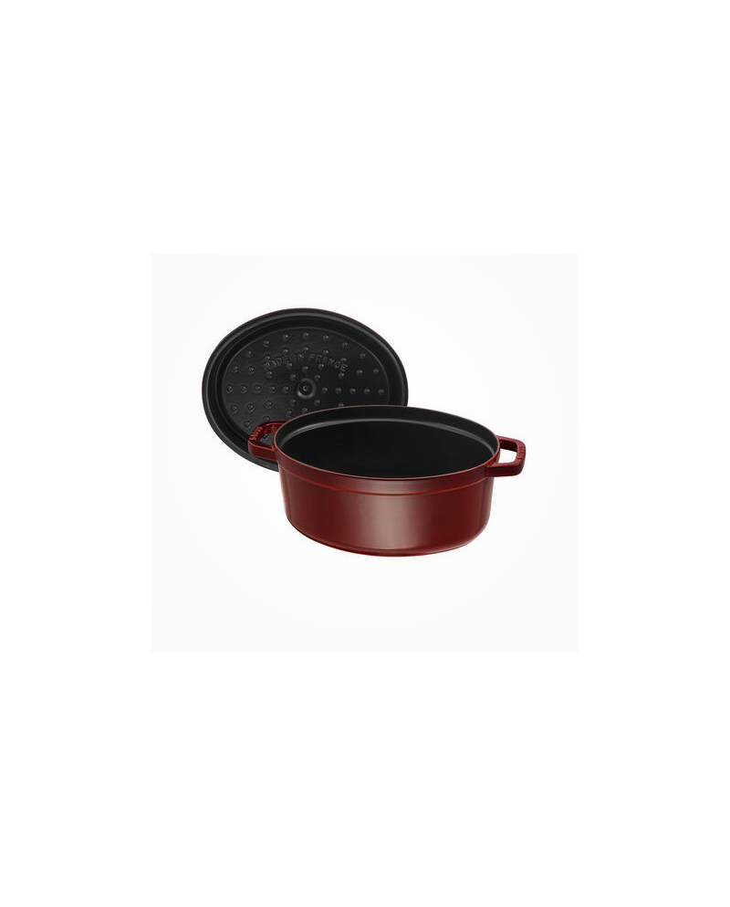 Cocotte ovale fonte grenadine 330 mm