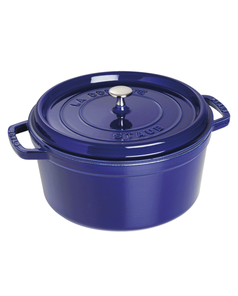 Cocotte ronde fte bleu intense 280 mm