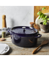 Cocotte ovale fonte bleu intense 310 mm