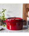Cocotte ronde fte cerise 240 mm