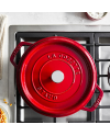 Cocotte ronde fte cerise 240 mm