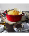 Cocotte ronde fte cerise 240 mm