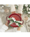 Cocotte ronde fonte cerise 260 mm