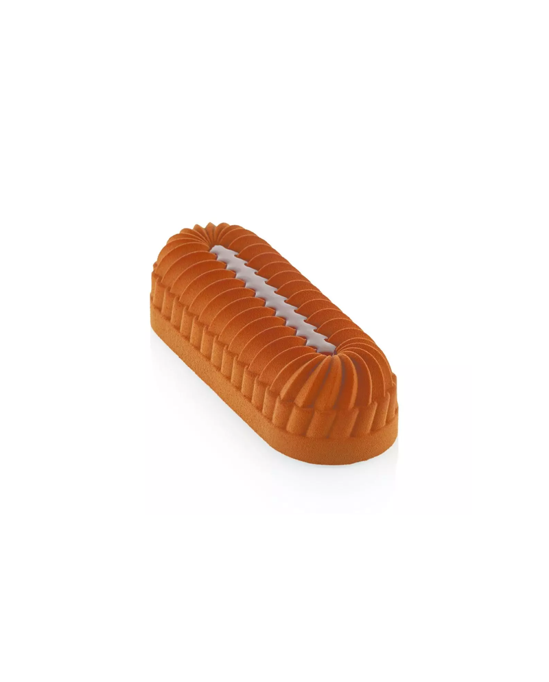 Moule silicone plein coeur bûche
