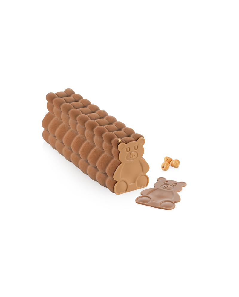 Moule silicone bûche peluche