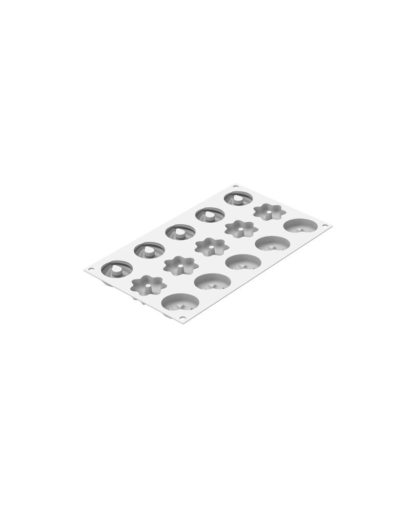 Moule silicone Danish cookies XS