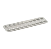 Plaque madeleines fer blanc