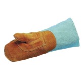 Paire de moufle de protection anti-chaleur en cuir