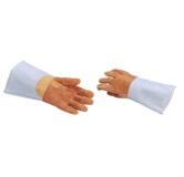 Paire de gants de protection anti-chaleur en cuir 200 mm