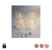Moule lapin tambour 175 mm par 2 - photo 3