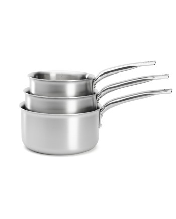 Lot de casserole inox Prim’Appety 140-160-180-200 mm