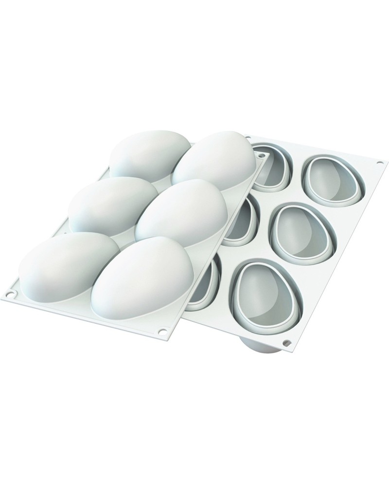 Moule Silikomart  6 mangues 93x57xh42 mm - 130 ml - photo 2