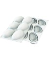 Moule Silikomart  6 mangues 93x57xh42 mm - 130 ml