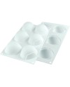 Moule Silikomart 6 marrons 72x74,5xh39,5 mm - 6x 110 ml
