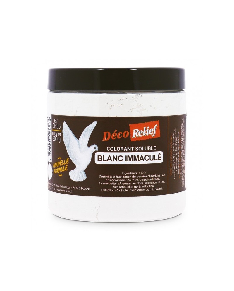 Colorant alimentaire liposoluble blanc immaculé 300g