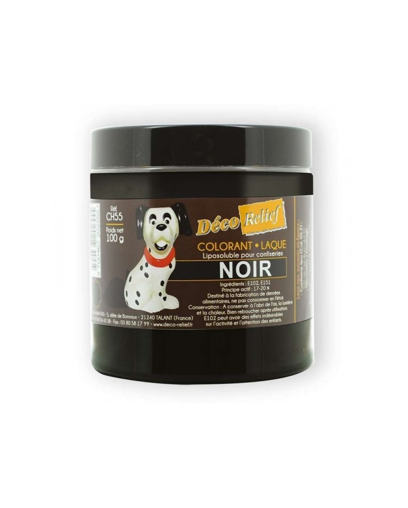 Colorant alimentaire liposoluble noir 100g