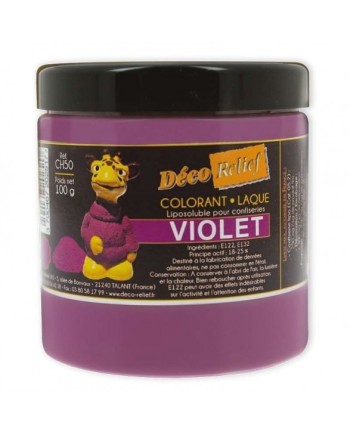 Colorant alimentaire liposoluble violet 100g