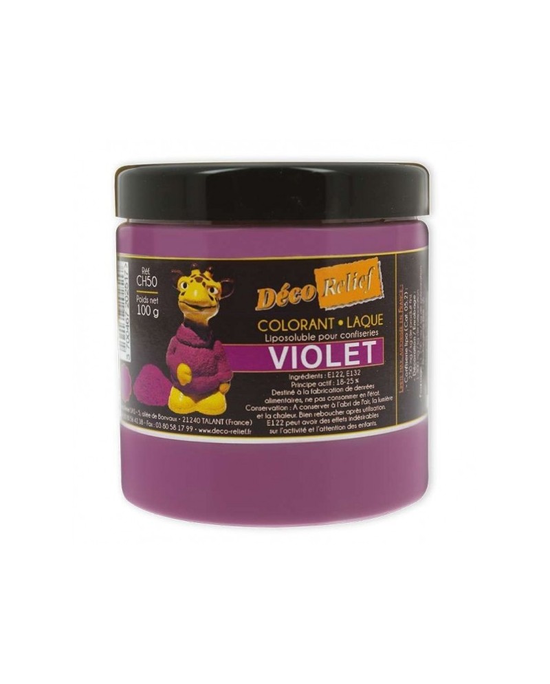 Colorant alimentaire liposoluble violet 100g