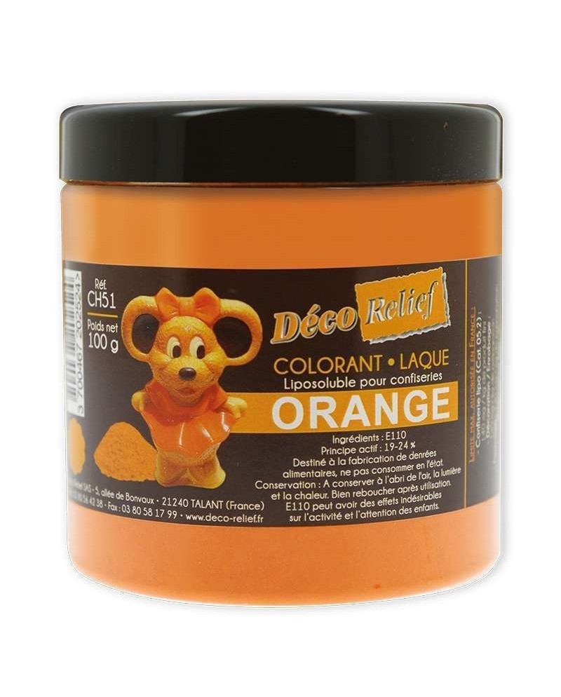 Colorant alimentaire liposoluble orange 100g