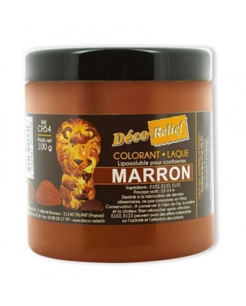 Colorant alimentaire liposoluble marron 100g