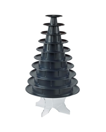 Pyramide à macarons Ø330 mm Ht 450 mm