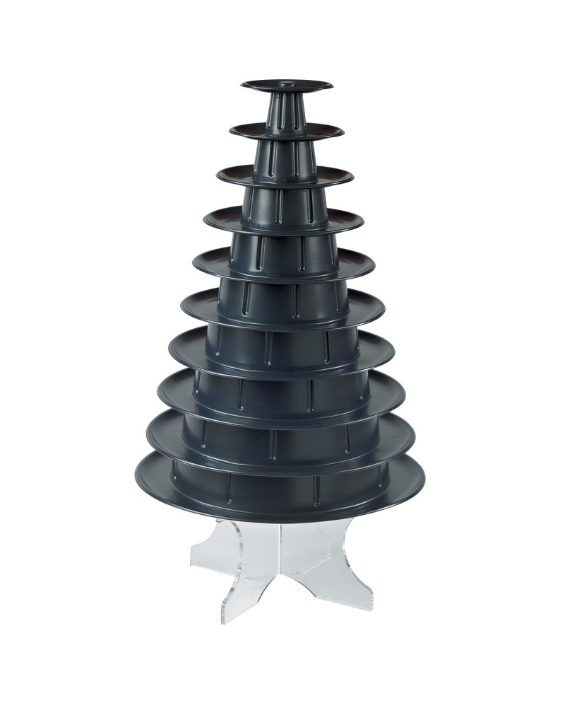 Pyramide à macarons Ø330 mm Ht 450 mm