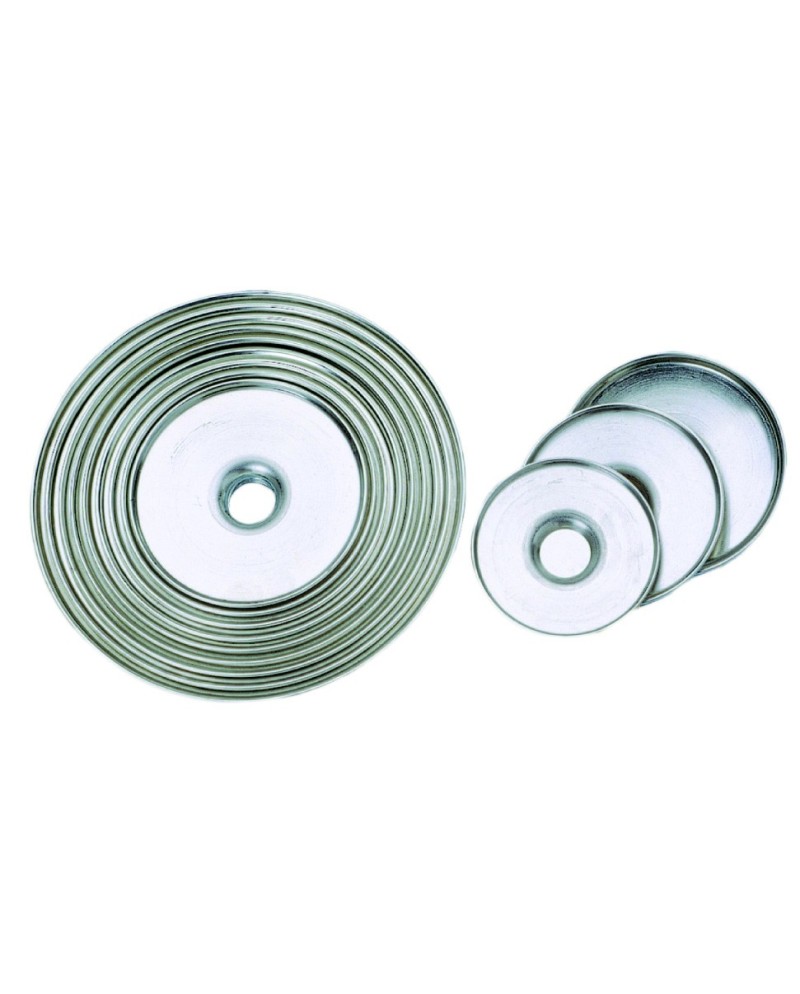 Serie vol au vent en fer blanc - 12 pièces