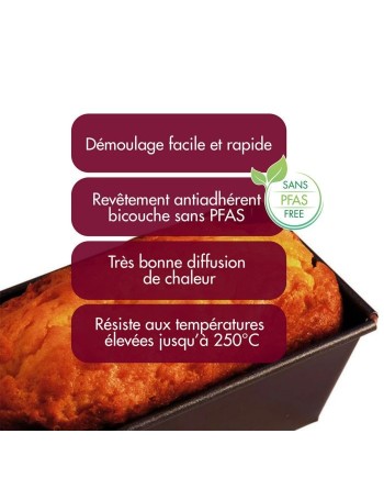 Cake évasé anti-adhésif