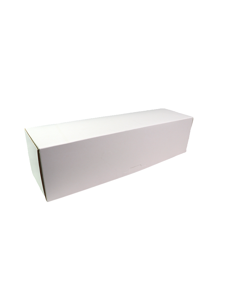 Paquet de 25 boites à bûches blanches Ht 110 mm