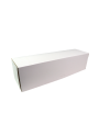 Paquet de 25 boites à bûches blanches Ht 110 mm