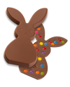 Plaque lapins debout 168 x 98 x 10.5 mm