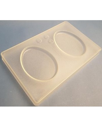 Plaque 2 tablettes œufs 123 x 92 x 10 mm