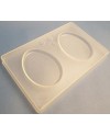 Plaque 2 tablettes œufs 123 x 92 x 10 mm