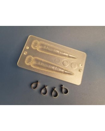 Moule 2 carottes 165 x 32 x 33 mm