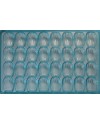 Plaque madeleines 37,8x27,6x h 15,8 mm - 11,5 gr