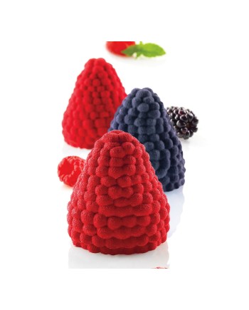 Moule silicone 5 "mûres et framboises"